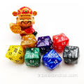 Çeşitli Renkli Polyhedral Zar 24 Sides, D24 Die Gaming Zar, D24 Zar, 24 Kenar Zar